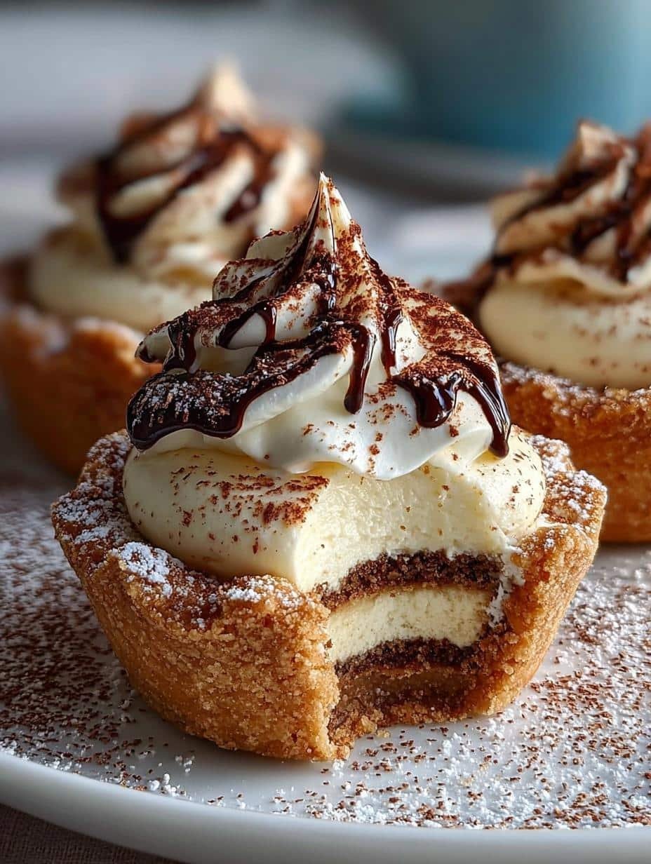 Irresistible Tiramisu Cookie Cups You Can’t Resist - Irresistible Tiramisu Cookie Cups - additional detail