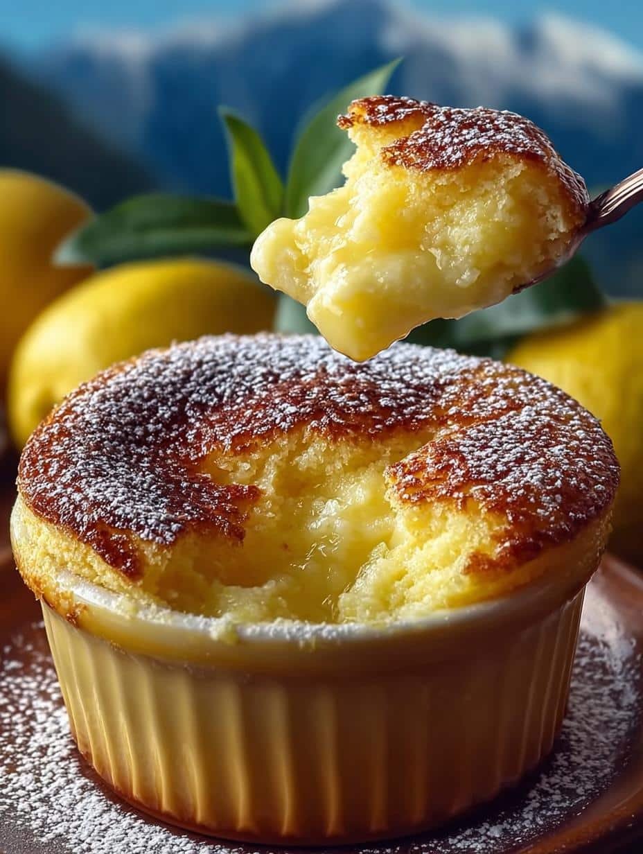 Magic Lemon Cobbler