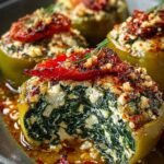Mediterranean Spinach Feta Stuffed