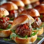 Mini Meatball Sliders For