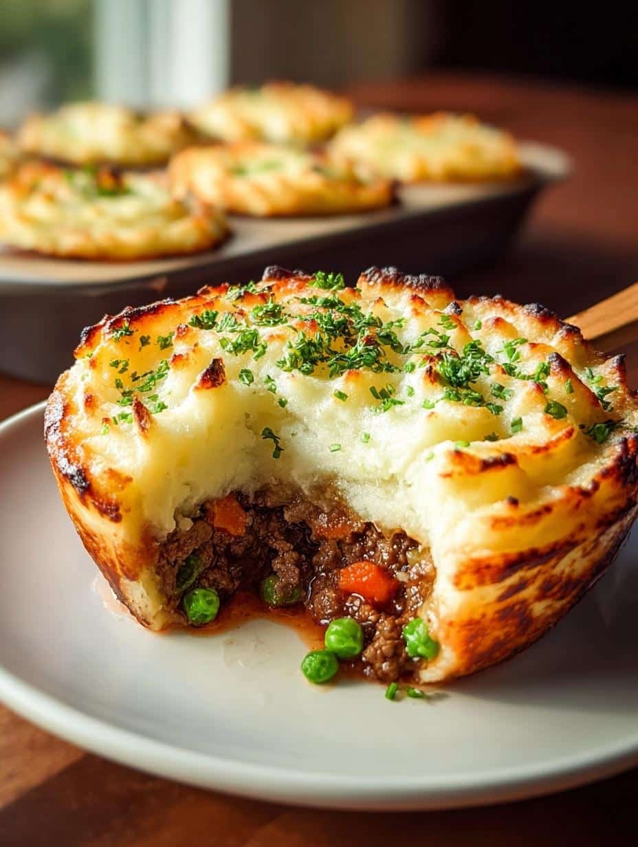 Mini Shepherd's Pie: 12 Irresistible Individual Pies - Mini Shepherds Pie - additional detail