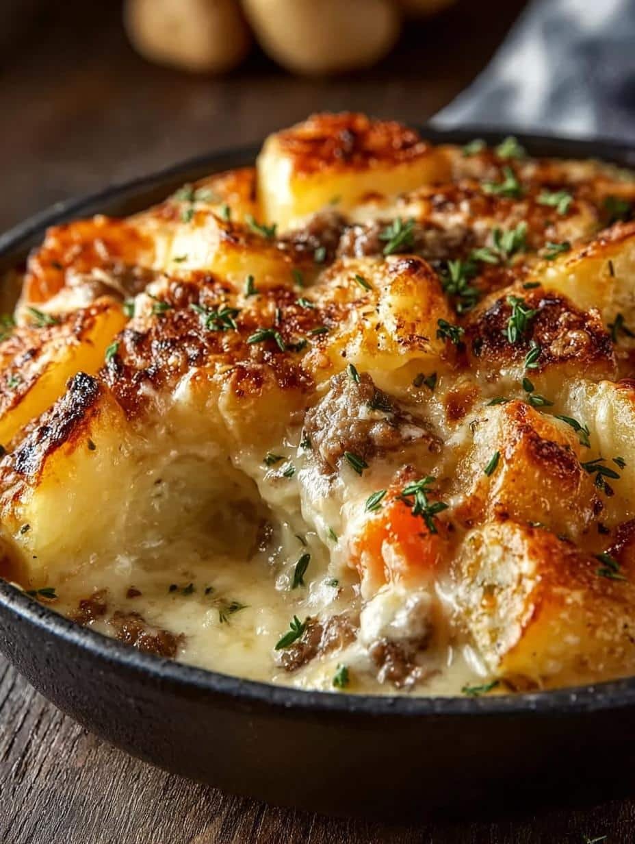 One Pan Creamy Cheesy Dish: Comfort Food for All - One Pan Creamy Cheesy - additional detail