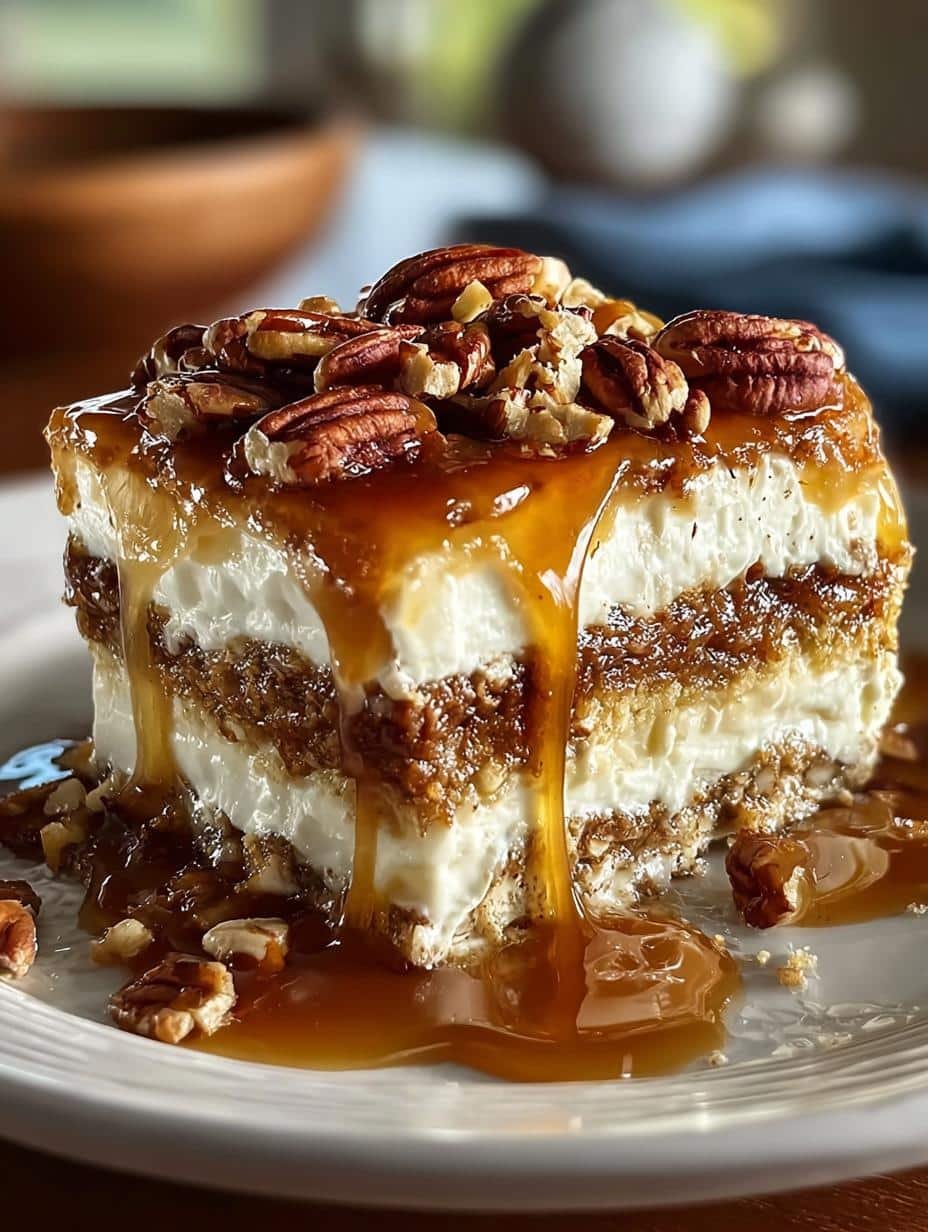 Pecan Pie Lasagna Bake