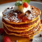 Pumpkin Cottage Cheese Pancakes