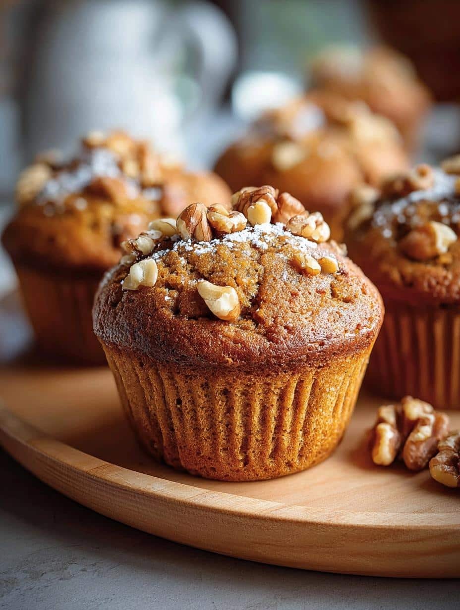 Soft Pumpkin Walnut Muffins: 24 Irresistible Bites - Pumpkin Walnut Muffins - main visual representation