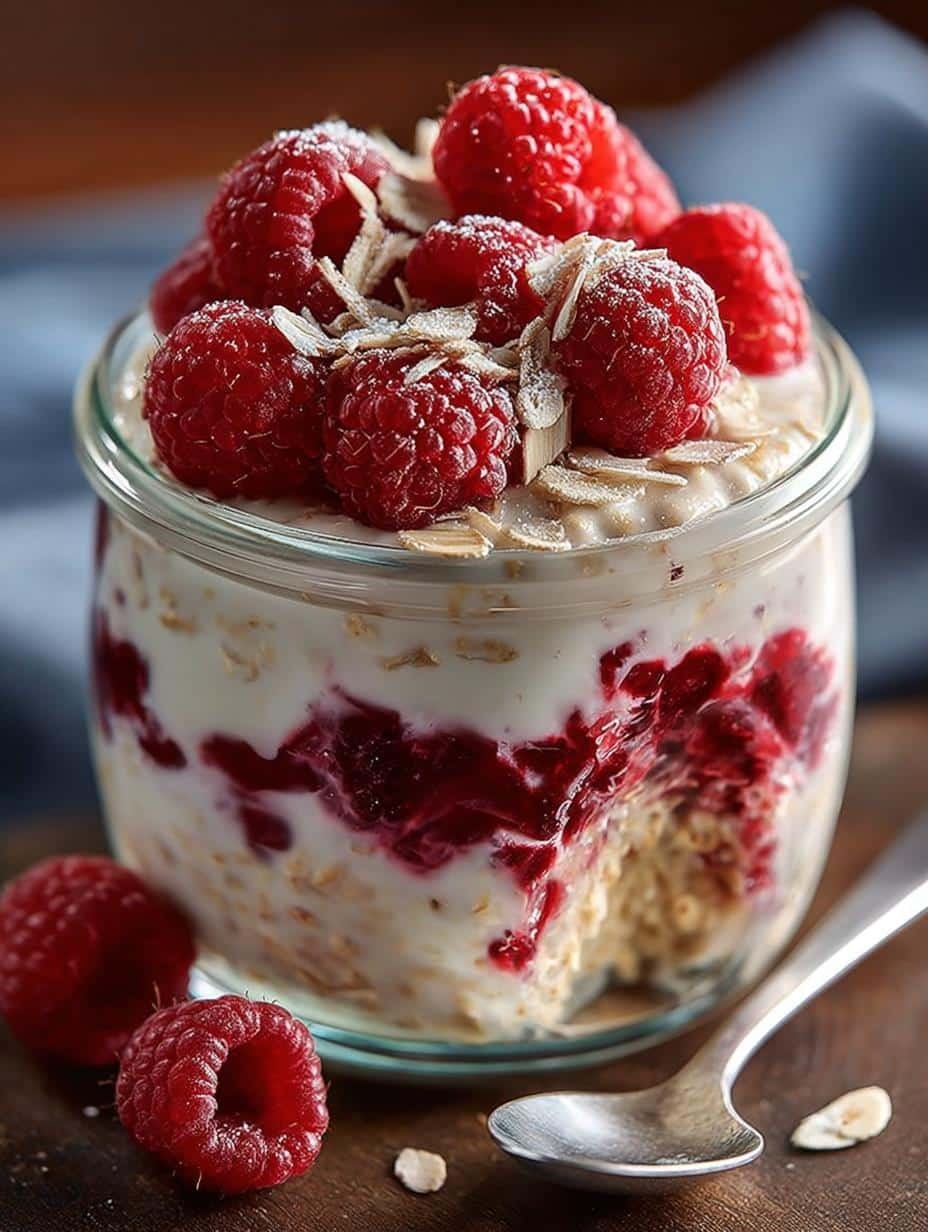Raspberry White Chocolate Overnight Oats: 5 Irresistible Ways - Raspberry White Chocolate Overnight - additional detail