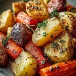 Roasted Potatoes Carrots