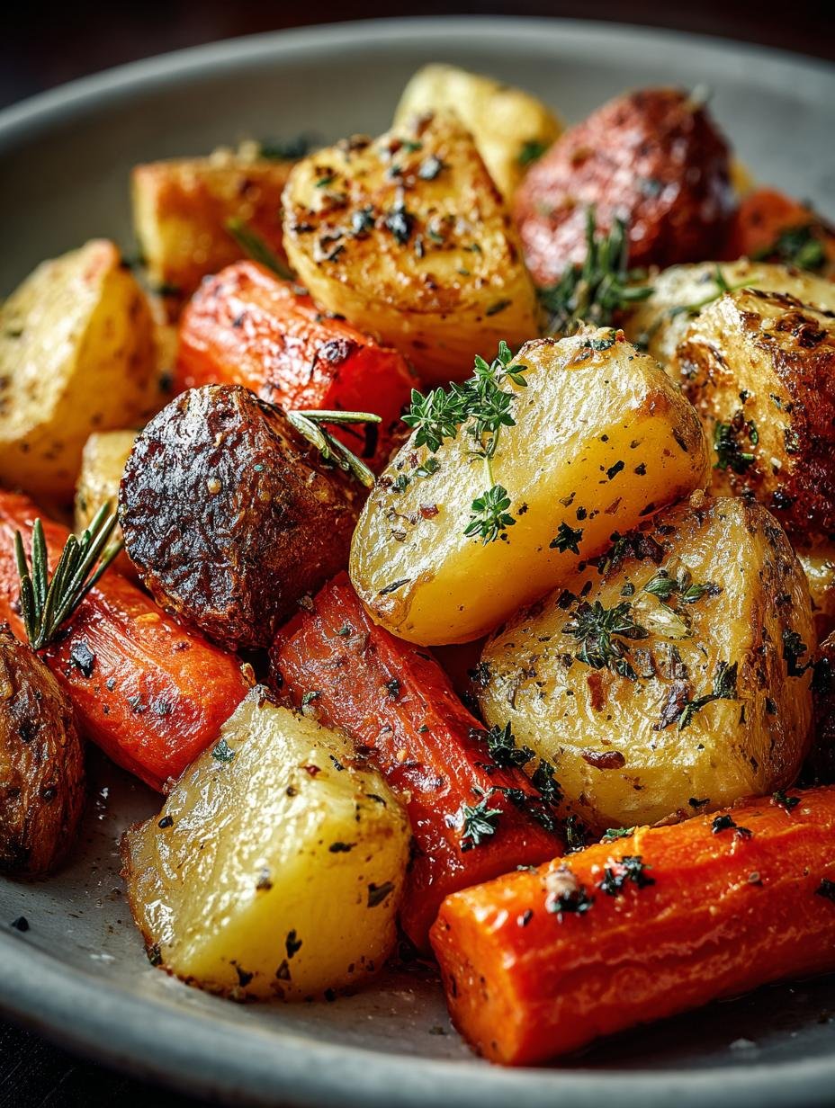 Roasted Potatoes Carrots