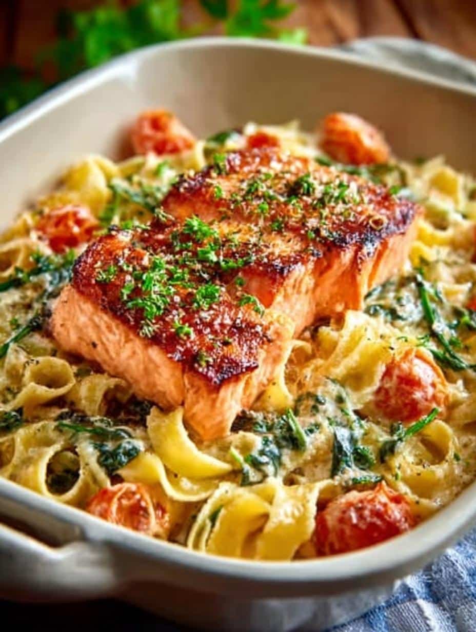 Salmon Pasta For a Delightfully Creamy Dinner - Salmon Pasta For - additional detail