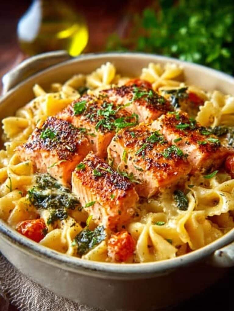 Salmon Pasta For