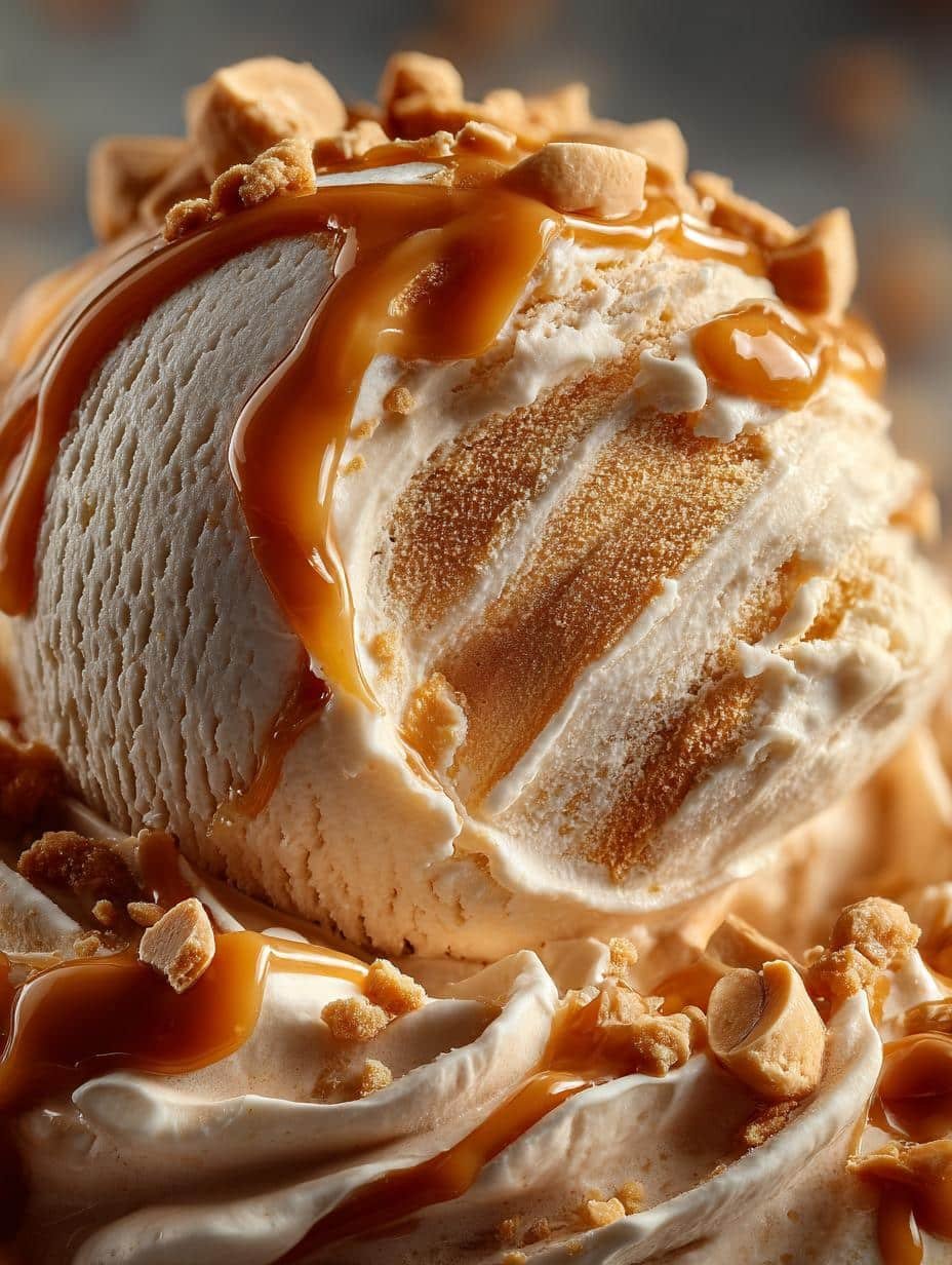 Salted Caramel Peanut Butter Ice Cream: 5 Sensational Steps - Salted Caramel Peanut Butter - additional detail