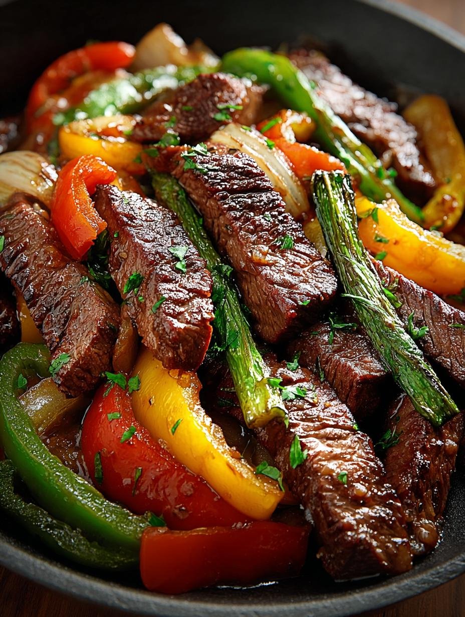 Delicious 15-Minute Skillet Pepper Steak Recipe - Skillet Pepper Steak - additional detail