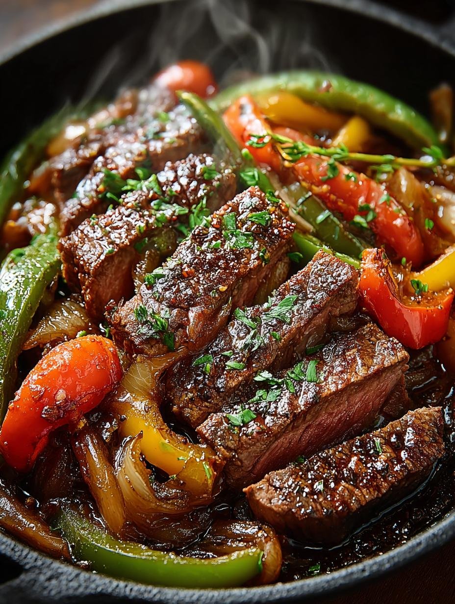 Skillet Pepper Steak
