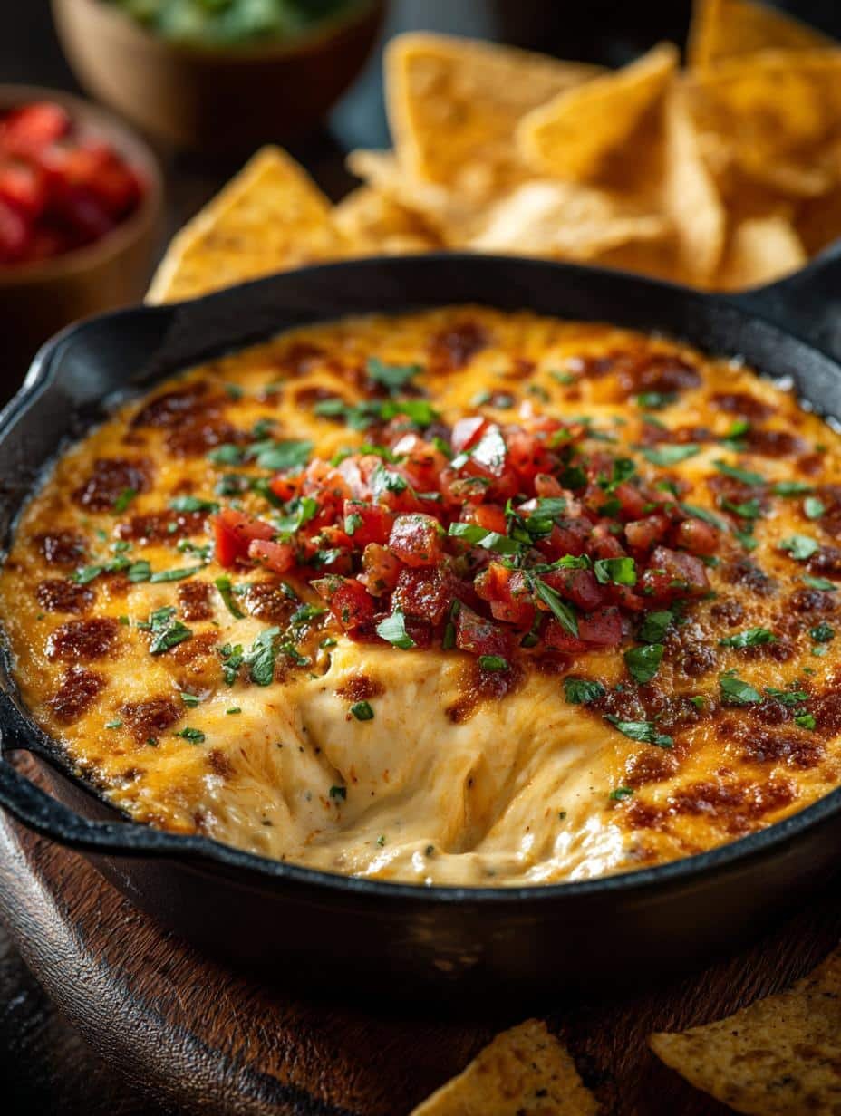 Delicious Skillet Queso: 5-Minute Cheese Heaven - Skillet Queso - main visual representation