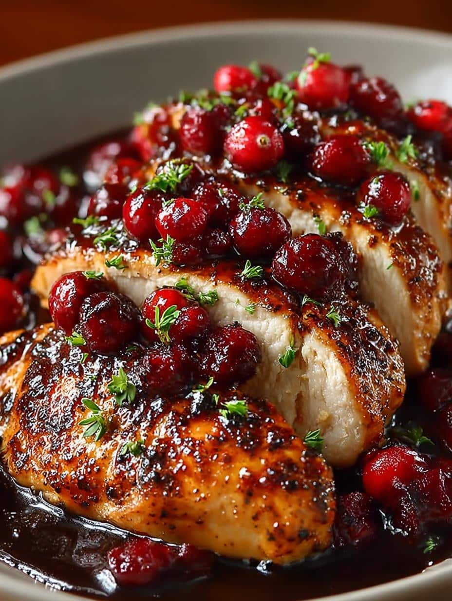 Slow Cooker Cranberry Chicken