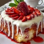 Strawberry Cream Cheese Pound