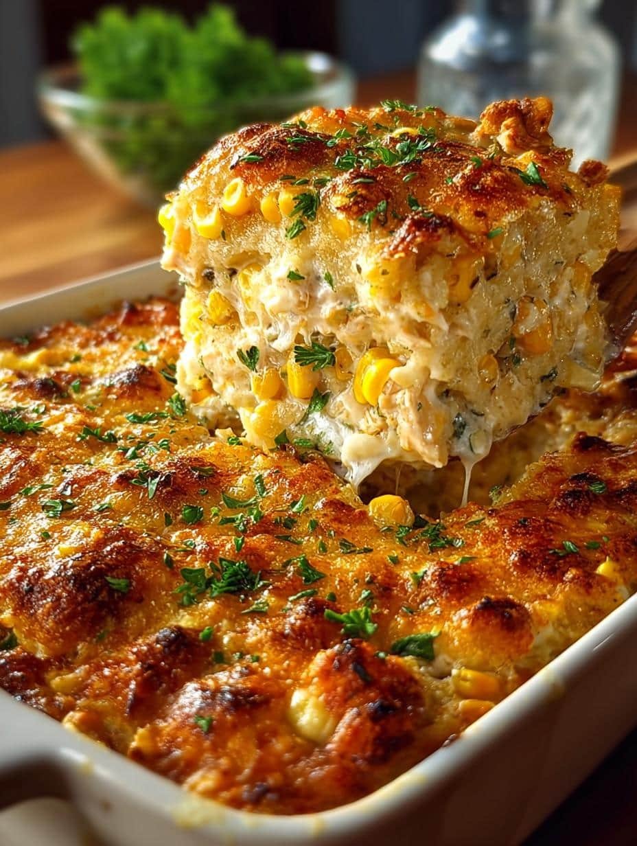 Street Corn Chicken Casserole