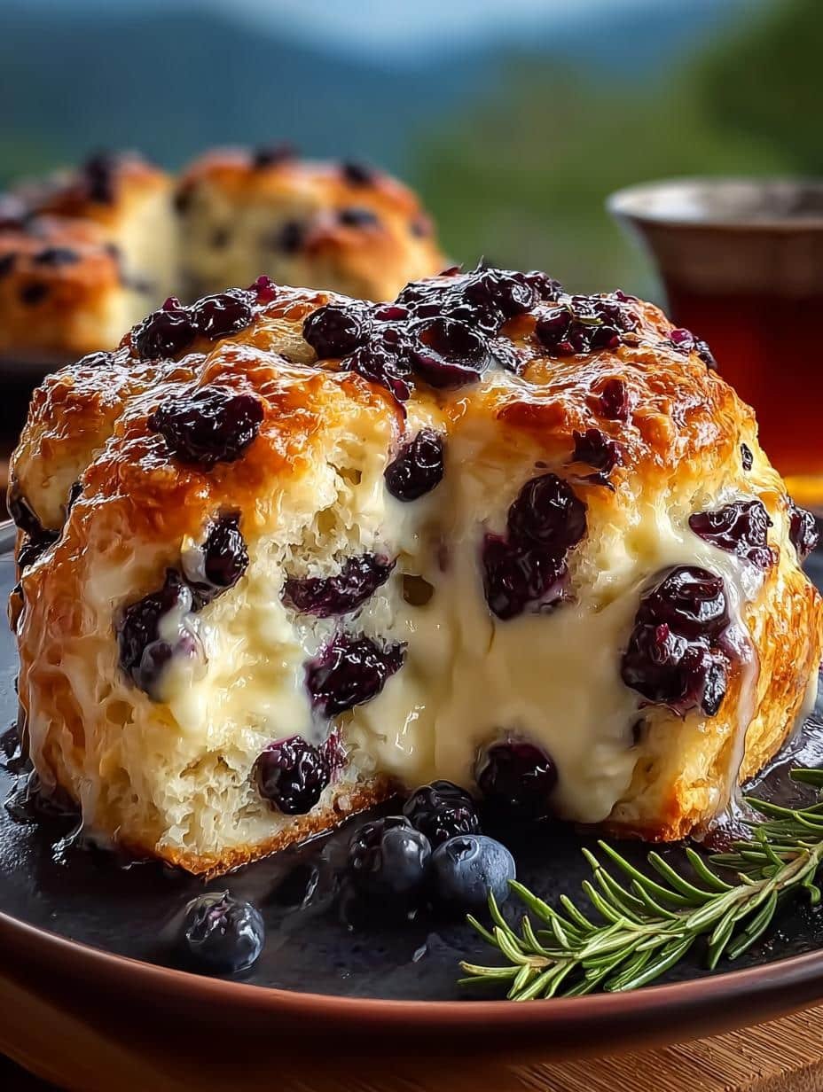 Sweet Blueberry Pull Apart: 7 Layers of Bliss - Sweet Blueberry Pull Apart - additional detail