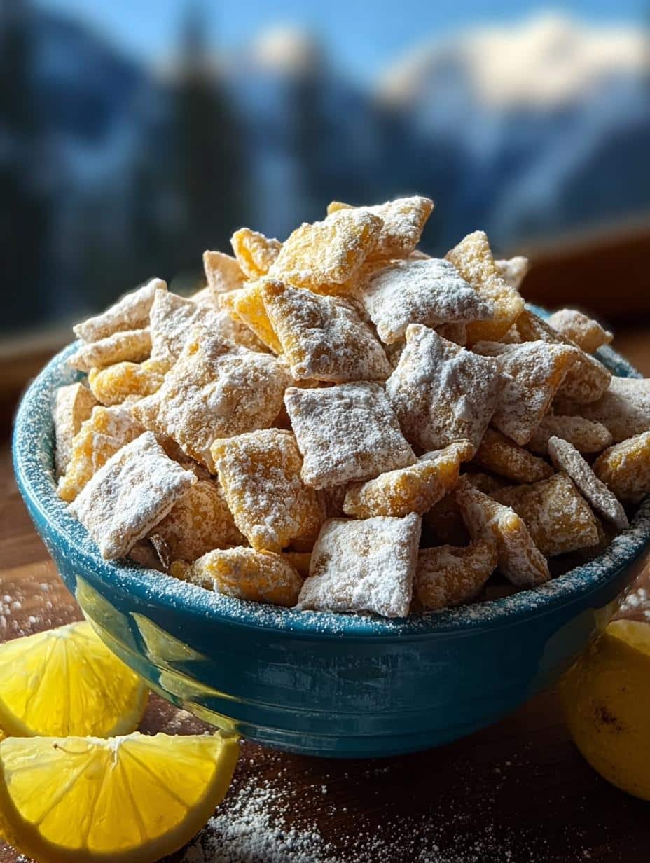 Zesty Lemonade Puppy Chow