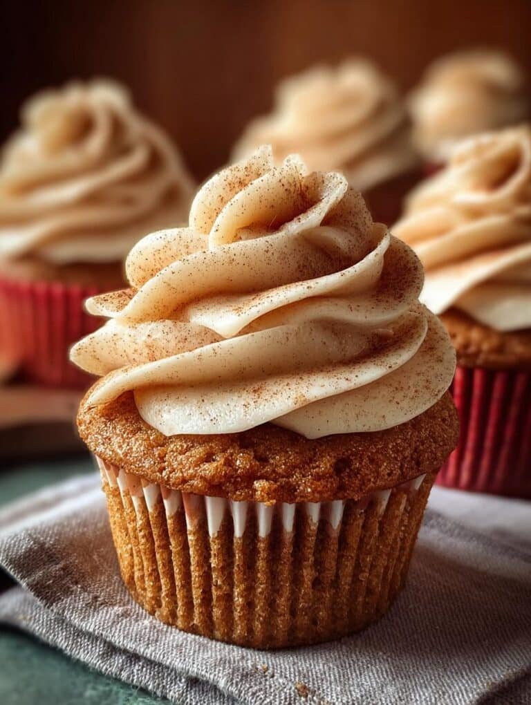Apple Cider Cupcakes with