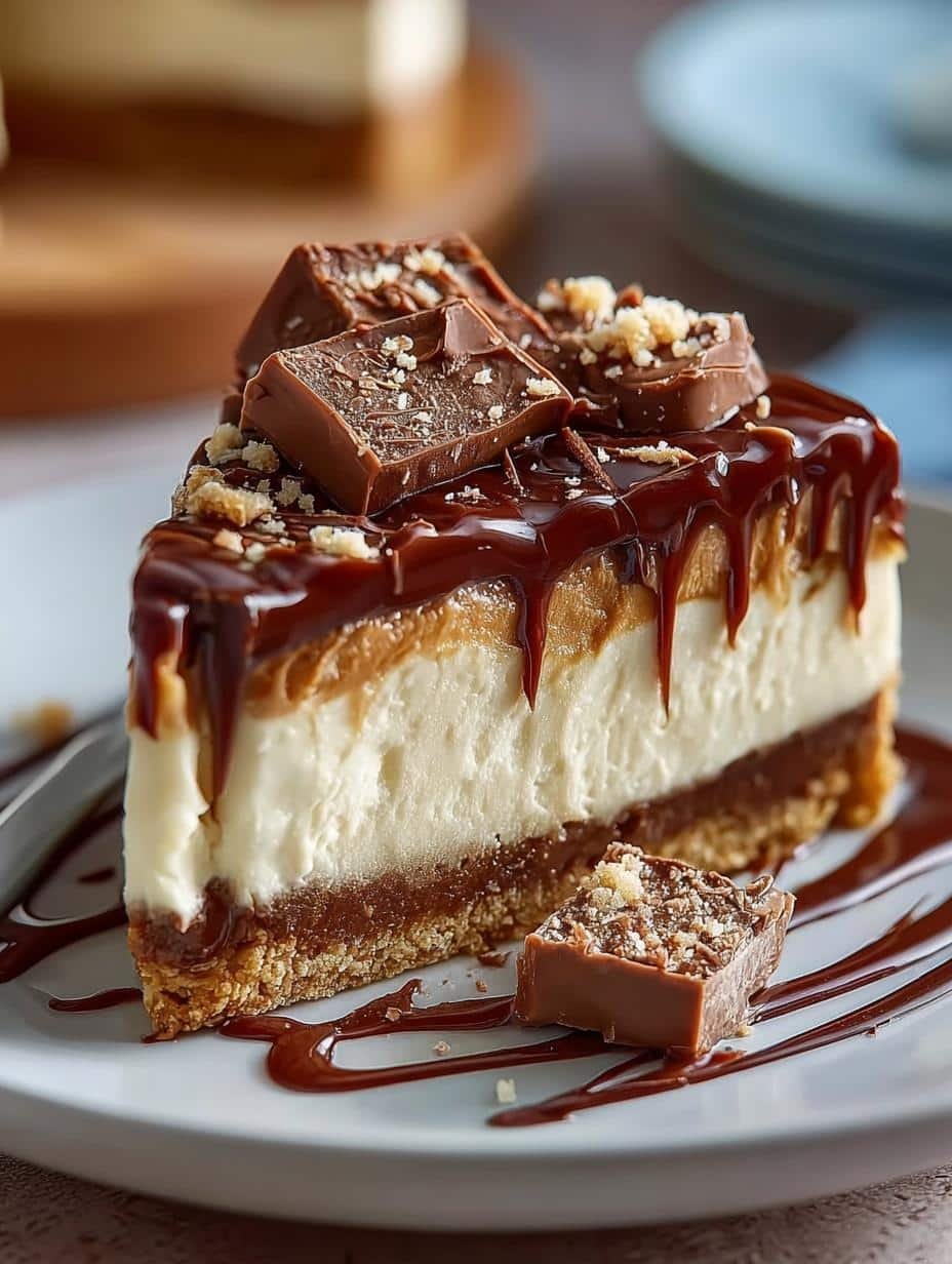 Bake Twix Cheesecake Dessert: 5 Layers of Indulgence - Bake Twix Cheesecake Dessert - additional detail