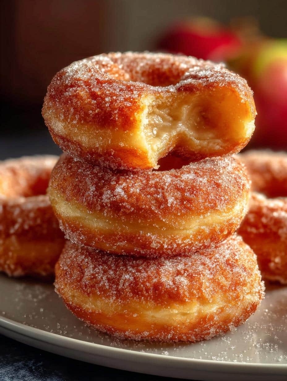 Baked Apple Donuts Fall