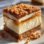 Butterscotch Graham Cracker Cheesecake