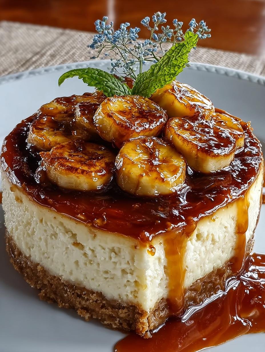 Delicious Caramelized Banana Cheesecake Rum Recipe - Caramelized Banana Cheesecake Rum - additional detail