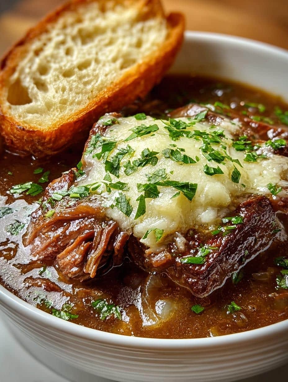 French Onion Beef Short Rib Soup: 5 Comforting Flavors - French Onion Beef Short - additional detail