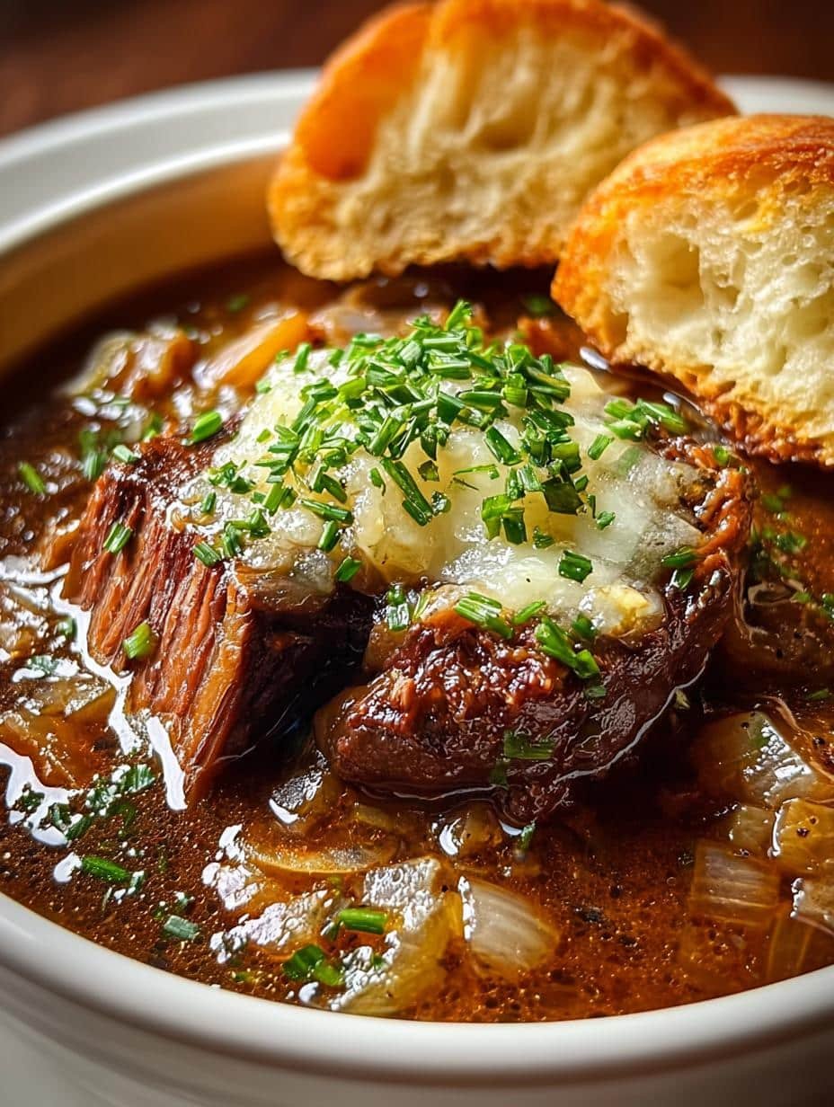 French Onion Beef Short
