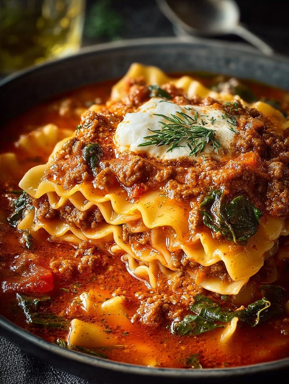 Gluten Free Lasagna Soup: 30-Minute Comfort Food Recipe - Gluten Free Lasagna Soup - additional detail