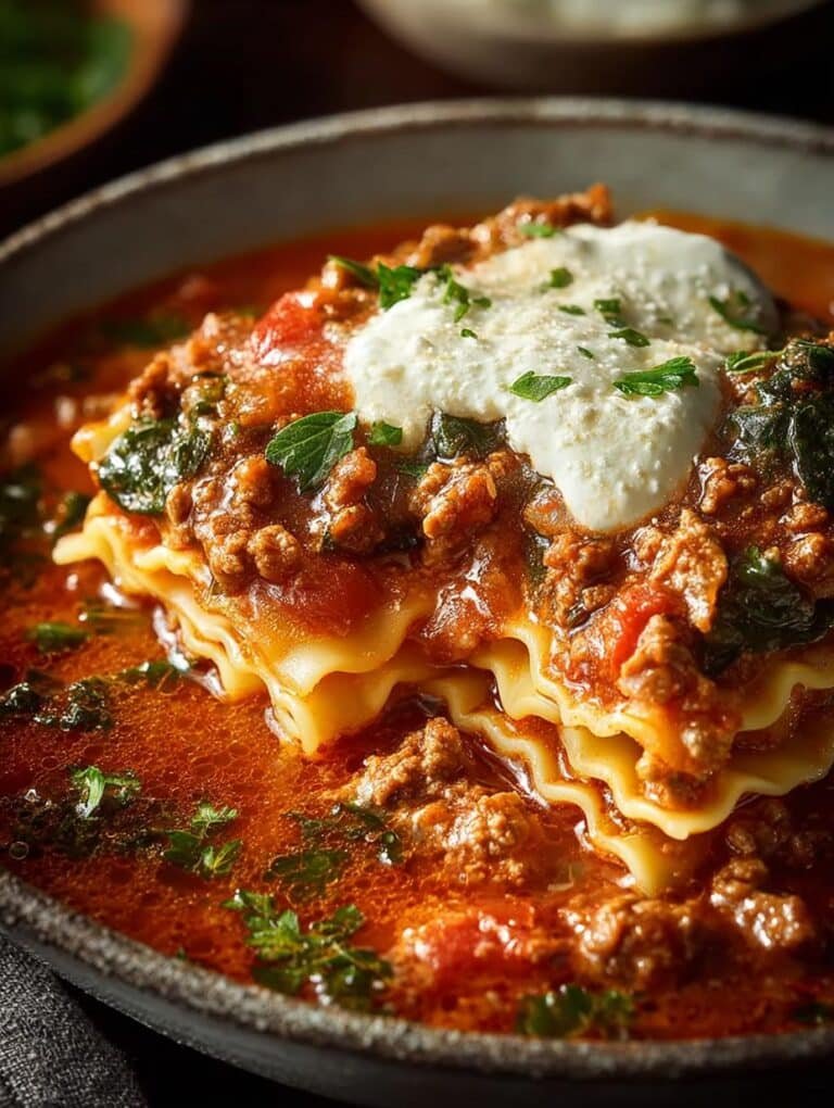 Gluten Free Lasagna Soup