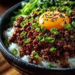 Korean Ground Beef Bowl