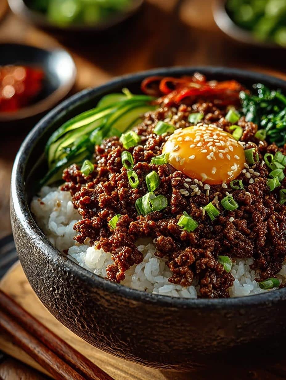 Korean Ground Beef Bowl: A Flavorful 25-Minute Meal - Korean Ground Beef Bowl - additional detail