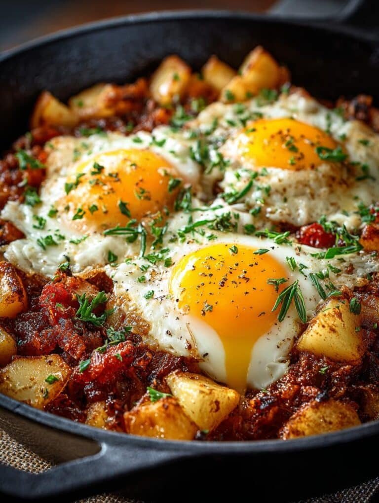 Meat Potatoes Breakfast Skillet