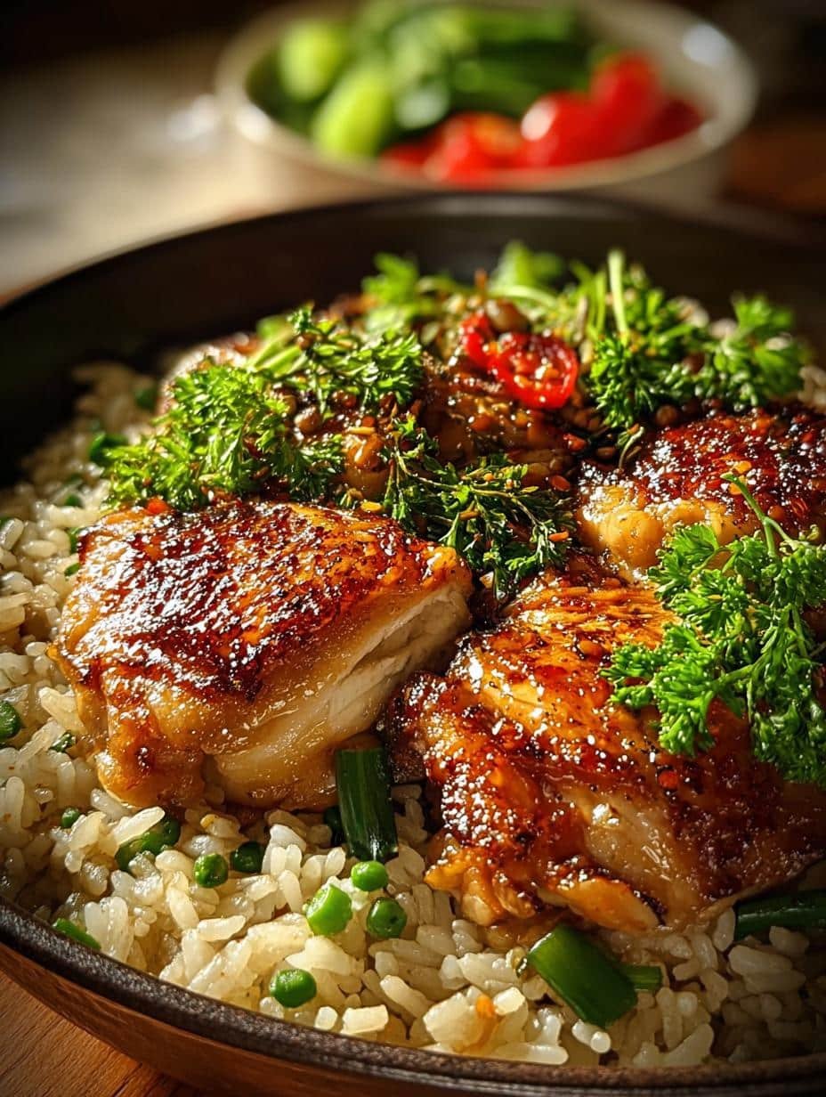 Delicious One Pot Chicken Rice for Cozy Nights - One Pot Chicken Rice - main visual representation