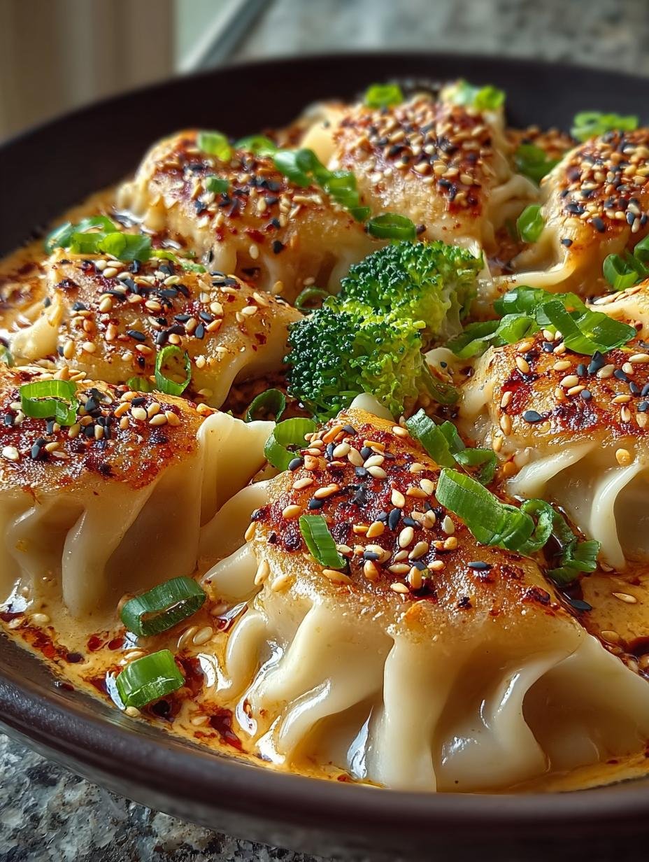 Oven Baked Dumplings Peanut