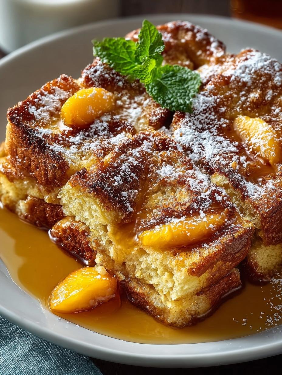 Peach Cobbler French Toast Bake: 7 Irresistible Steps - Peach Cobbler French Toast - main visual representation