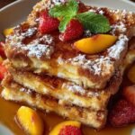 Peach Cobbler French Toast