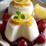 Pear Lemon Panna Cotta