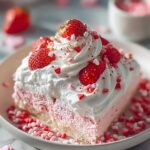 Valentines Day Strawberry Cake